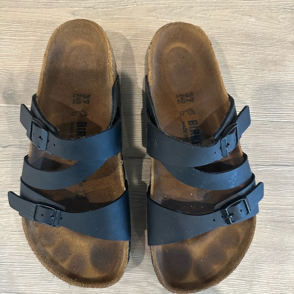 Birkenstock Black Double-Strap Sandals